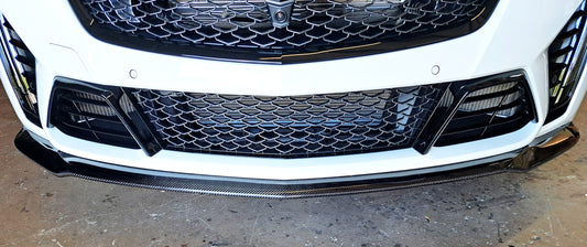 Cadillac CT5-V Blackwing front lip chin splitter spec 2 spec-2 carbon package aftermarket body exterior racing carbon fiber gloss black upgrade 2022 2023 2024 sale