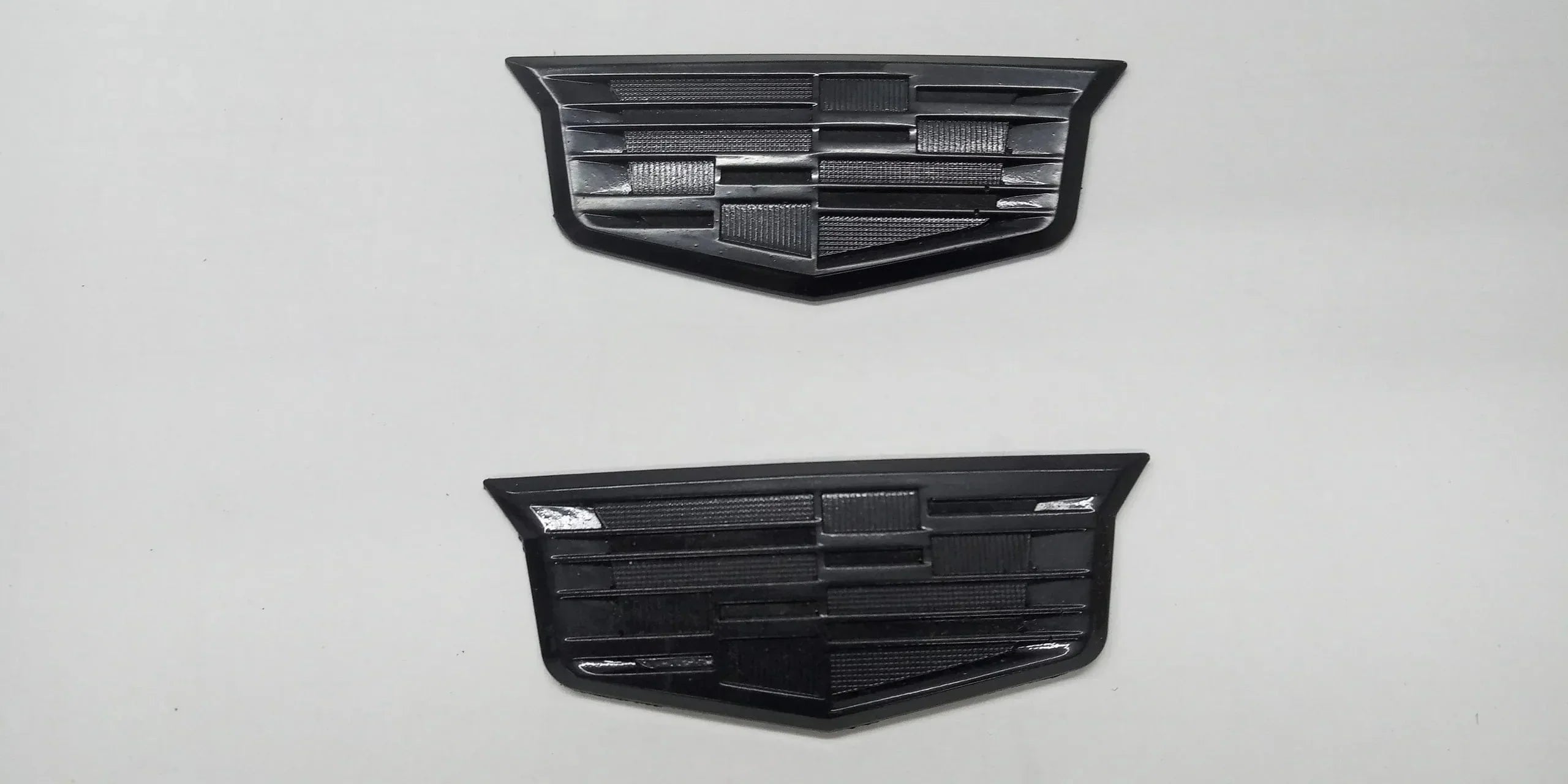 thumbnail image 2 of Black Edition Wing Badges – Fender Emblem, Red/Black/Silver, Glossy (Left & Right) 2 of 2