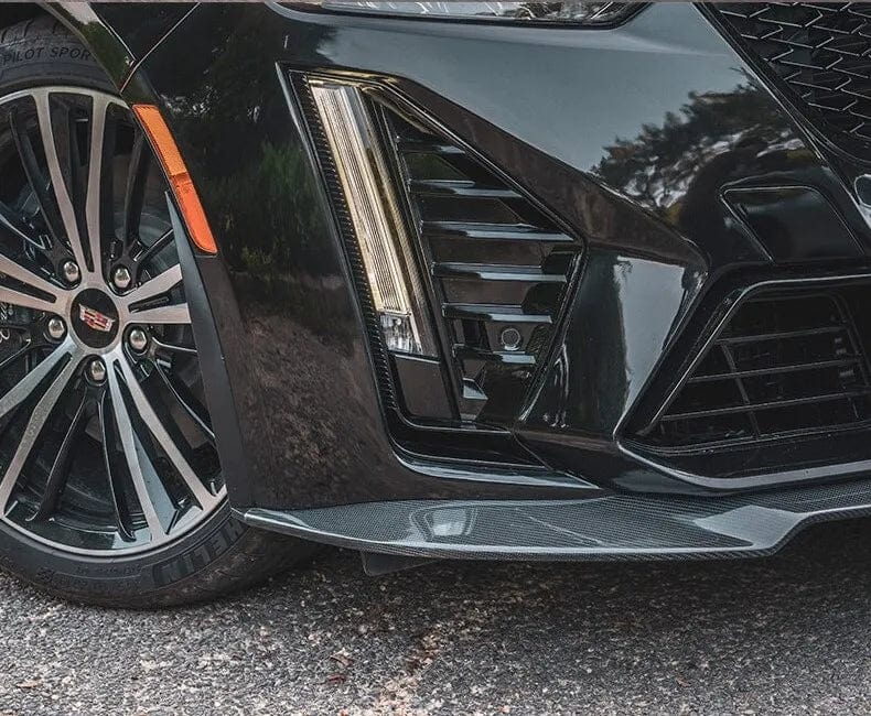 Cadillac 2020-2024 CT5-V 13 Piece "Blackwing" Front End Conversion Kit w/ Gloss Back or Carbon Fiber Front Splitter