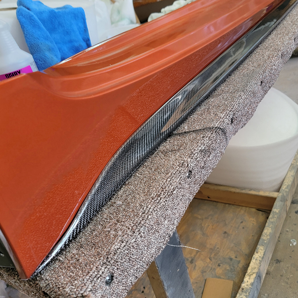 Cadillac CT5-V Side Splitters in Genuine Carbon Fiber