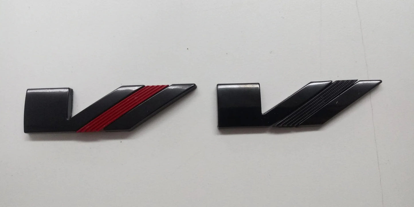 CTS V-Sport Black or Red "V-Sport" Badges