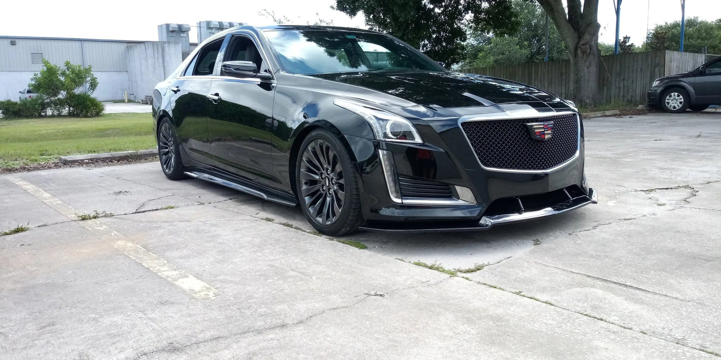 2014-'19 CTS "V3" Style Gloss Black Mesh Grille w/ New Emblem Mount