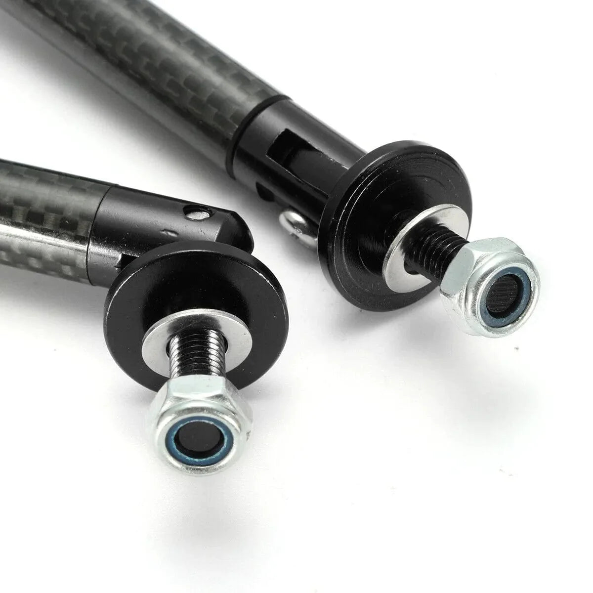 Black-Anodized Carbon Fiber Splitter Struts