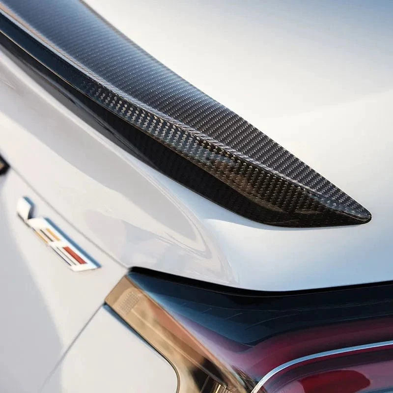 Cadillac CT5-V Genuine Carbon Fiber "Blackwing" Style Rear Spoiler