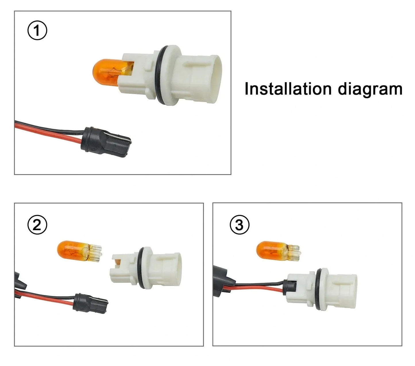 2015-'19 ATS Sedan Smoked Single Row Amber LED Side Marker Lights