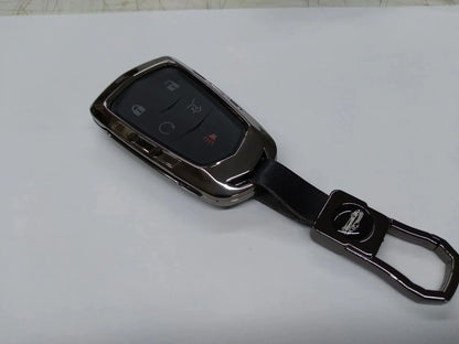 Cadillac CTS Gen 3 Cadillac Silver Key FOB Cover With Key Chain