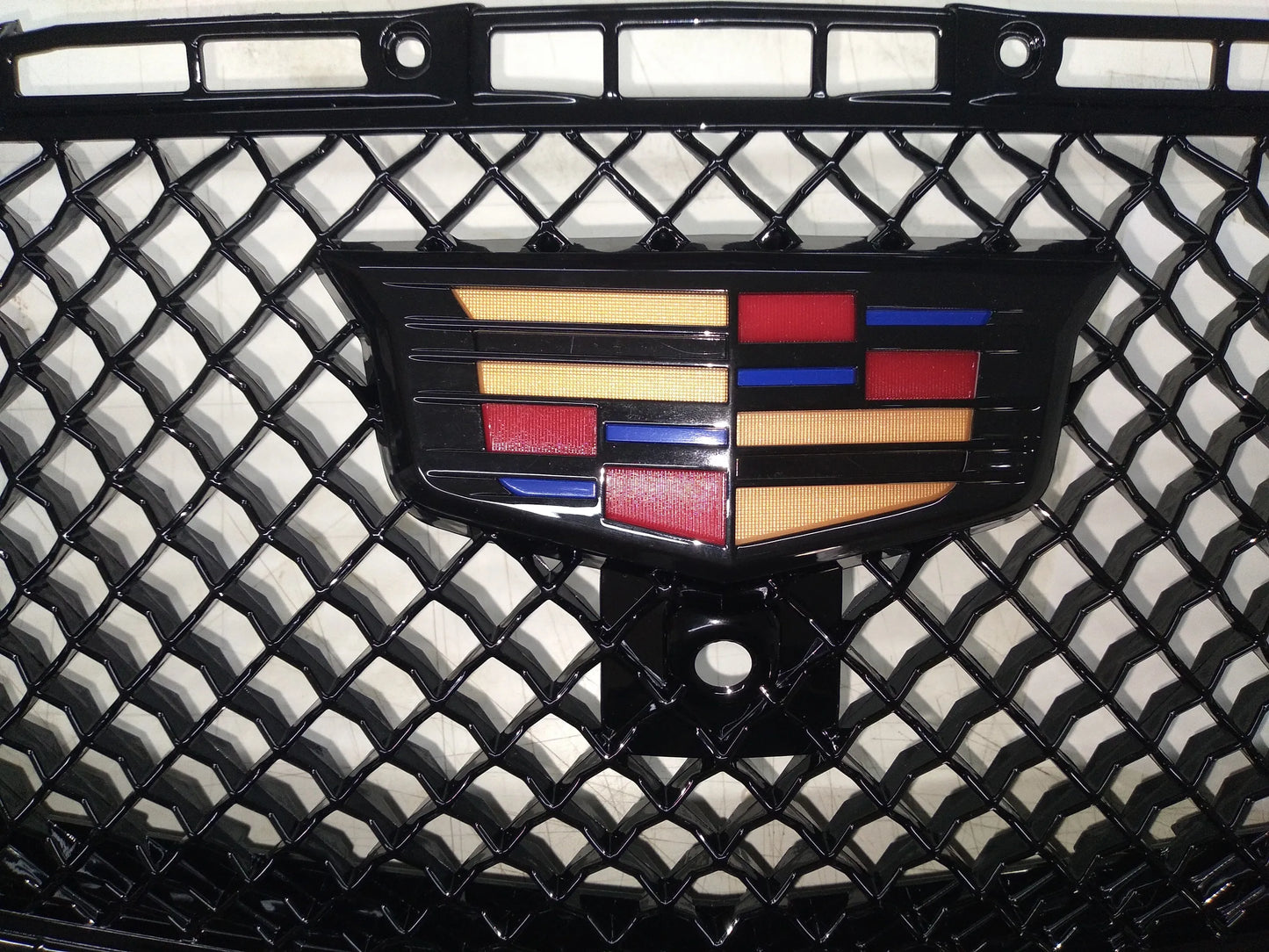 Savage Cadillac Gloss Black Aftermarket Grille Emblem