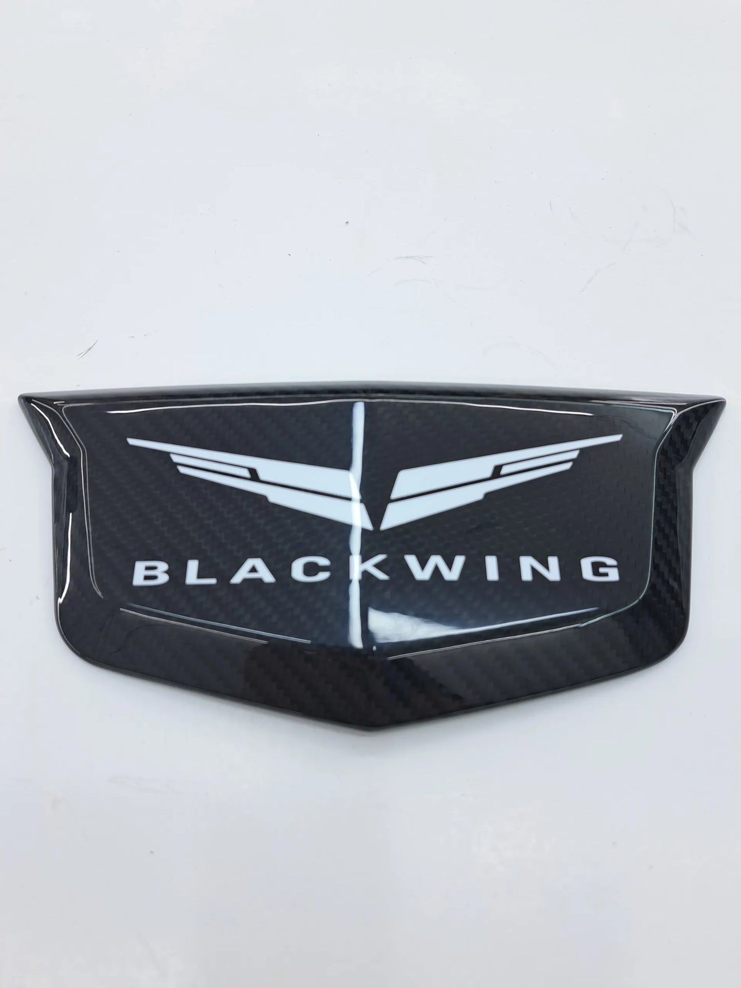 CT5-V Blackwing Front Genuine Carbon Fiber "Blackwing Logo" Cadillac Shield Cover