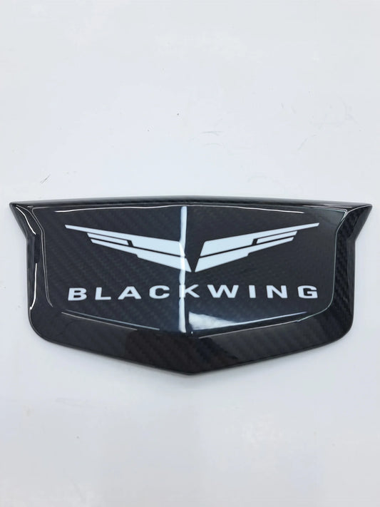 CT4-V Blackwing Genuine Carbon Fiber Front Cadillac Badge/Shield Cover