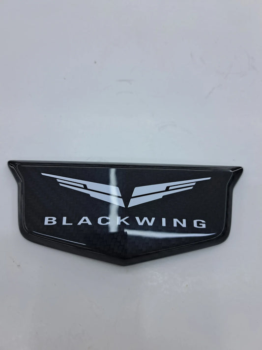 CT5-V Blackwing Rear Genuine Carbon Fiber "Blackwing Logo" Cadillac Shield Emblem Cover