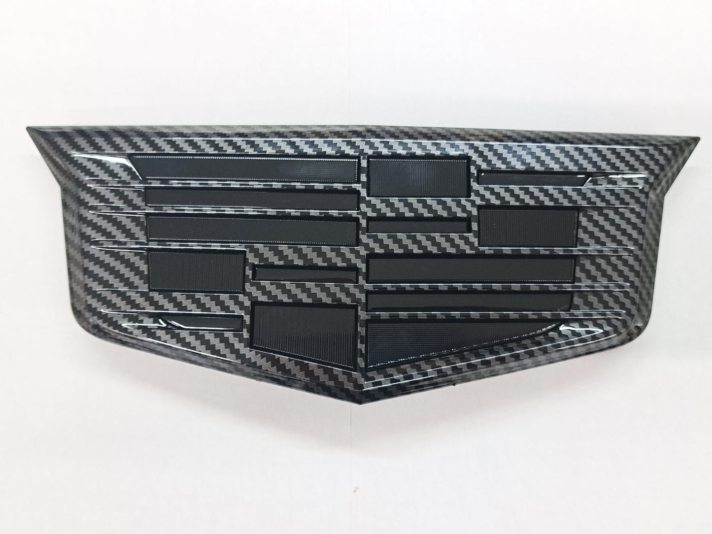 2015-2020 Escalade Carbon Fiber Print Rear Cadillac Shield Emblem