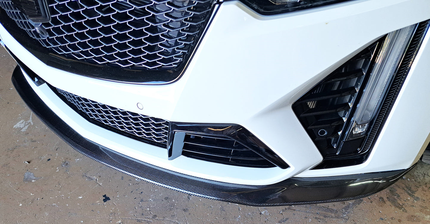 CT5-V Blackwing "Spec 3" Genuine Carbon Fiber or Gloss Black Front Splitter