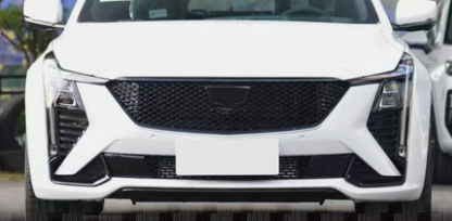2025+ CT5 Gloss Black Mesh Grille w/ Upper and Lower Grille Surround