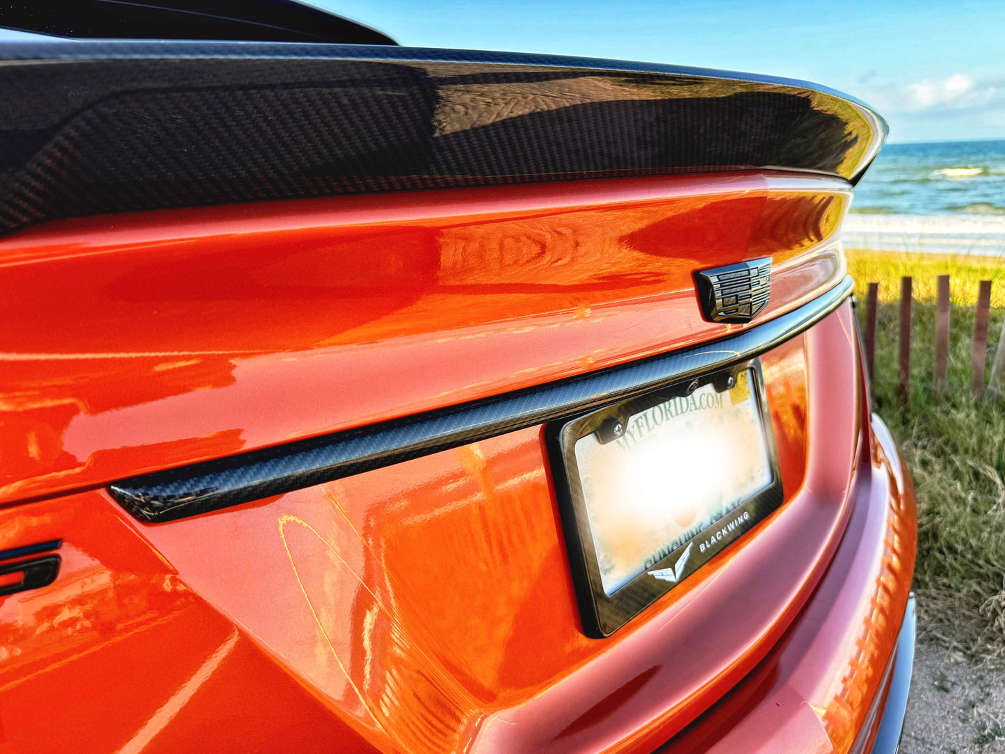 CT5 Genuine Carbon Fiber "Blackwing" Style Rear Spoiler