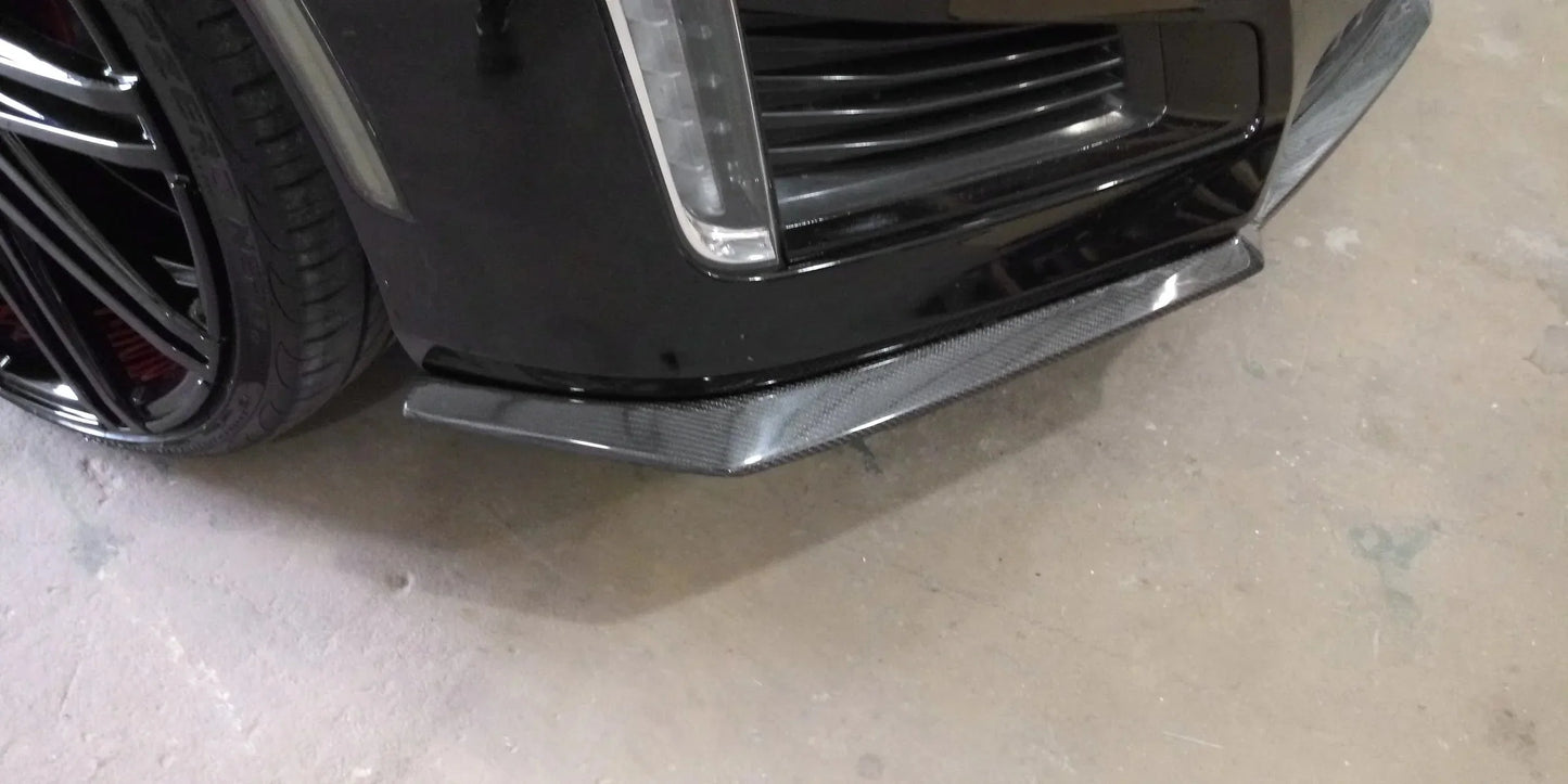 CTS V-Sport "Sport" Genuine Carbon Fiber Front Splitter