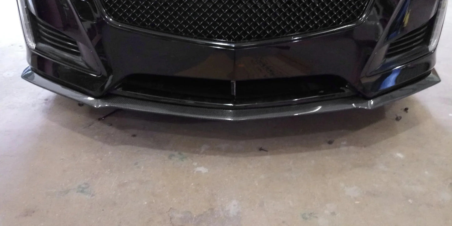 CTS V-Sport "Sport" Genuine Carbon Fiber Front Splitter