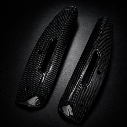CT5-V Blackwing Front Wheel Wind Deflectors in Genuine Carbon Fiber or Gloss Black