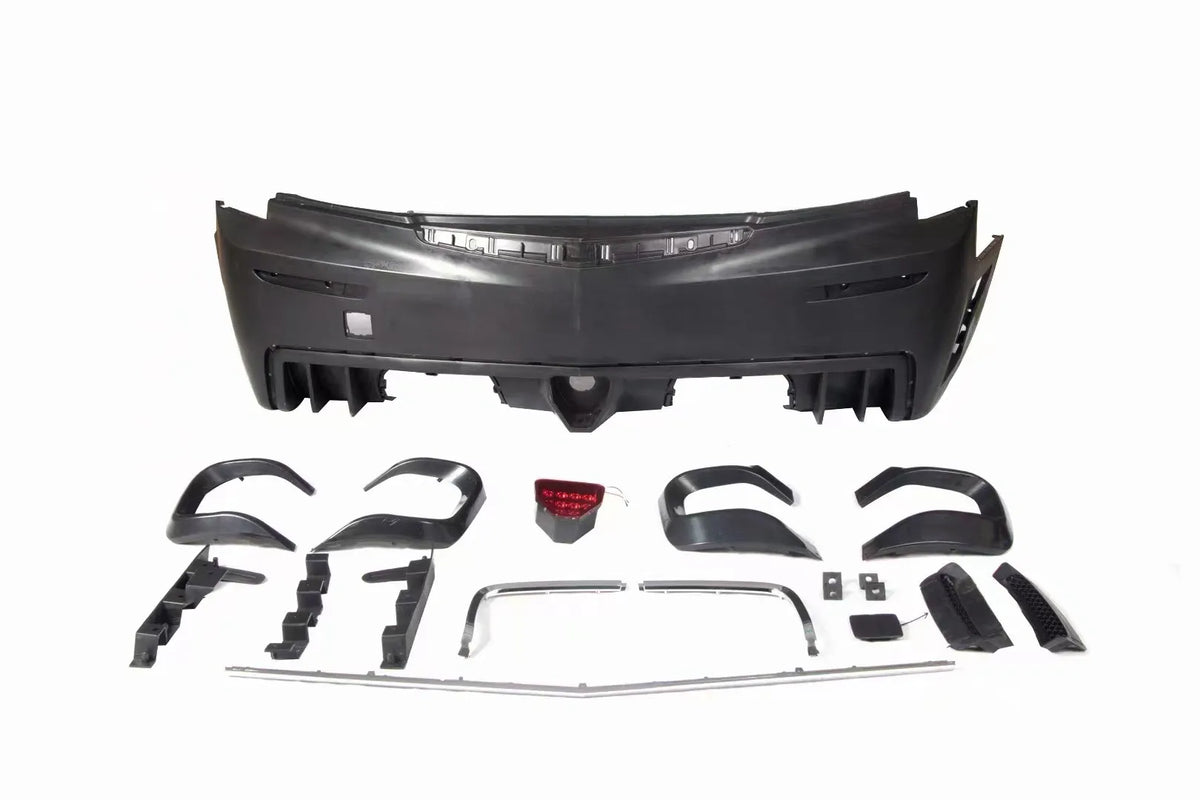 Ats V Rear Diffuser ATS Sedan 16-Piece Complete Rear Bumper Diffuser Kit – Savage Cadillac