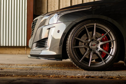 CTS V-Sport "Sport" Gloss Black Front Splitter (Version 2)