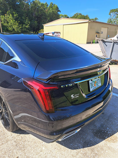 Cadillac CT5 Rear Spoiler in Carbon Fiber or Gloss Black