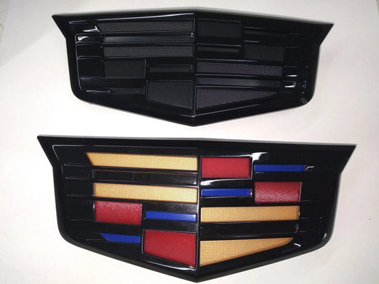 Cadillac CT4-V Gloss Black Front Emblem