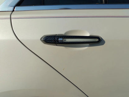 Cadillac ATS-V Carbon Fiber Print Lighted Door Handle Covers