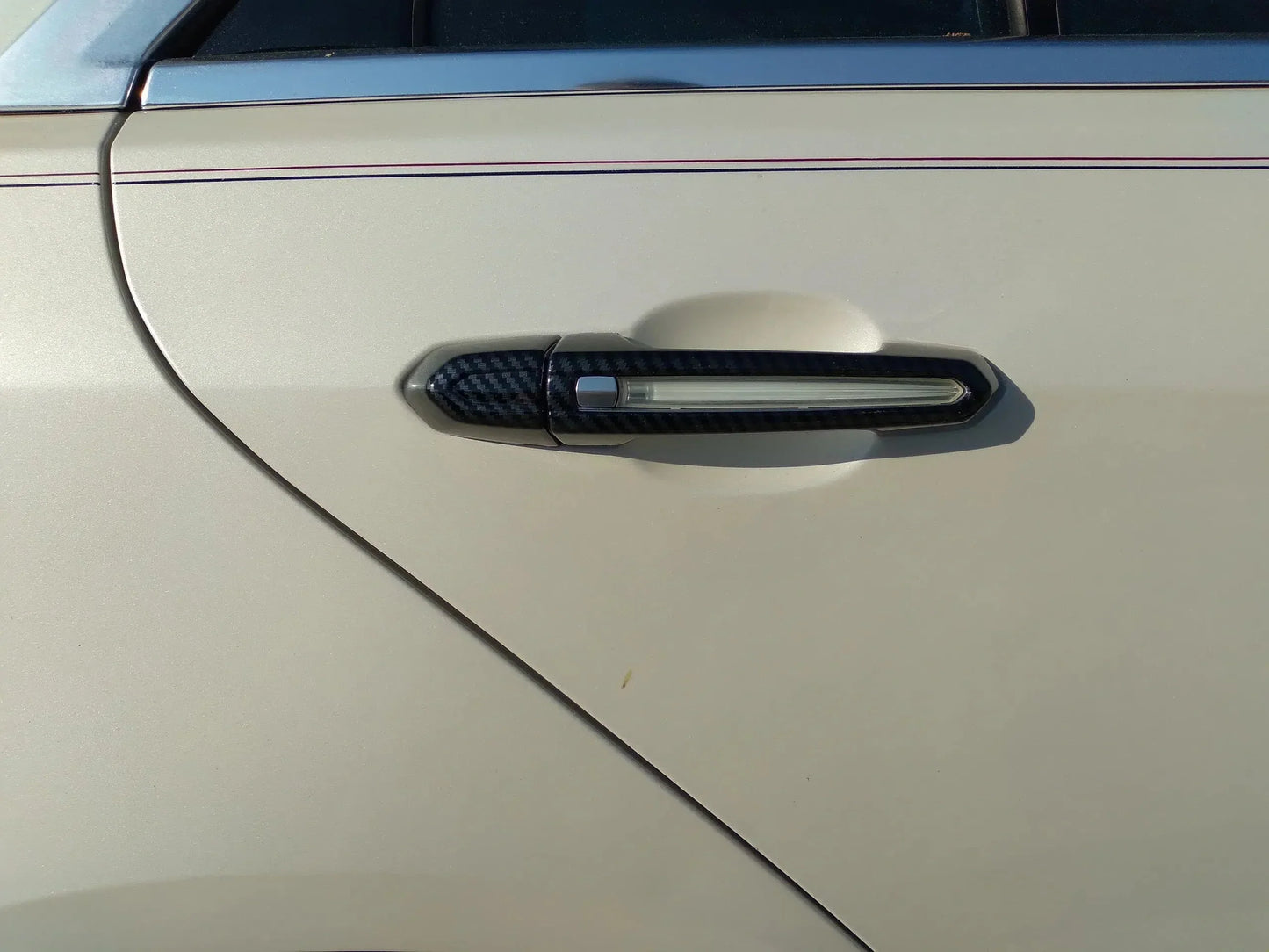 Cadillac CTS-V Carbon Fiber Print Lighted Door Handle Covers