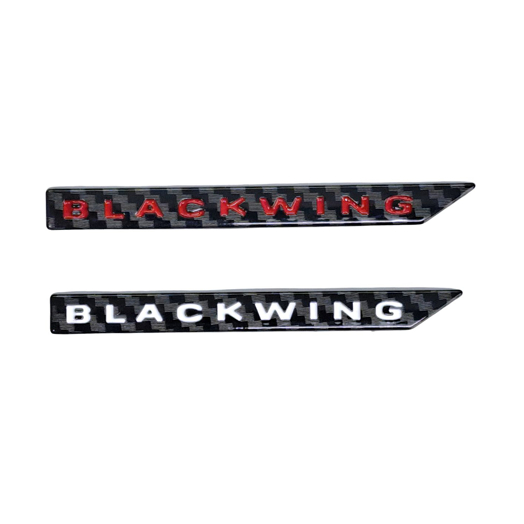 CT5-V Blackwing Carbon Fiber Print "Blackwing" Logo Badge