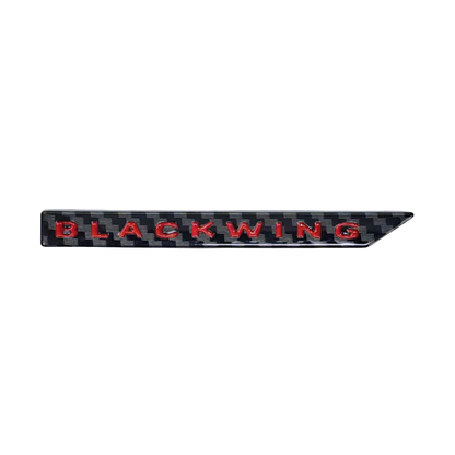 CT5-V Blackwing Carbon Fiber Print "Blackwing" Logo Badge