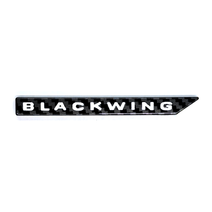 CT5-V Blackwing Carbon Fiber Print "Blackwing" Logo Badge