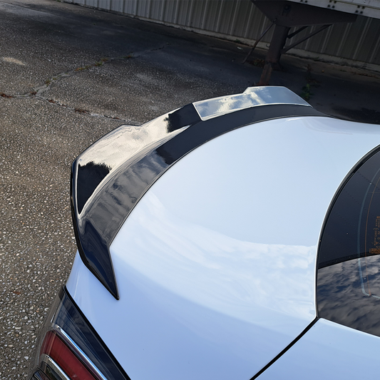 Cadillac CT4-V Blackwing Replica "Blackwing" Rear Spoiler in Gloss Black or Genuine Carbon Fiber