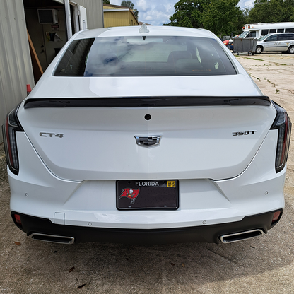 Cadillac CT4 Sport Rear Spoiler in Carbon Fiber or Gloss Black