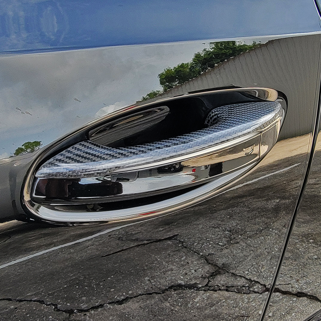 CT5 Genuine Carbon Fiber Top-Side Door Handle Covers
