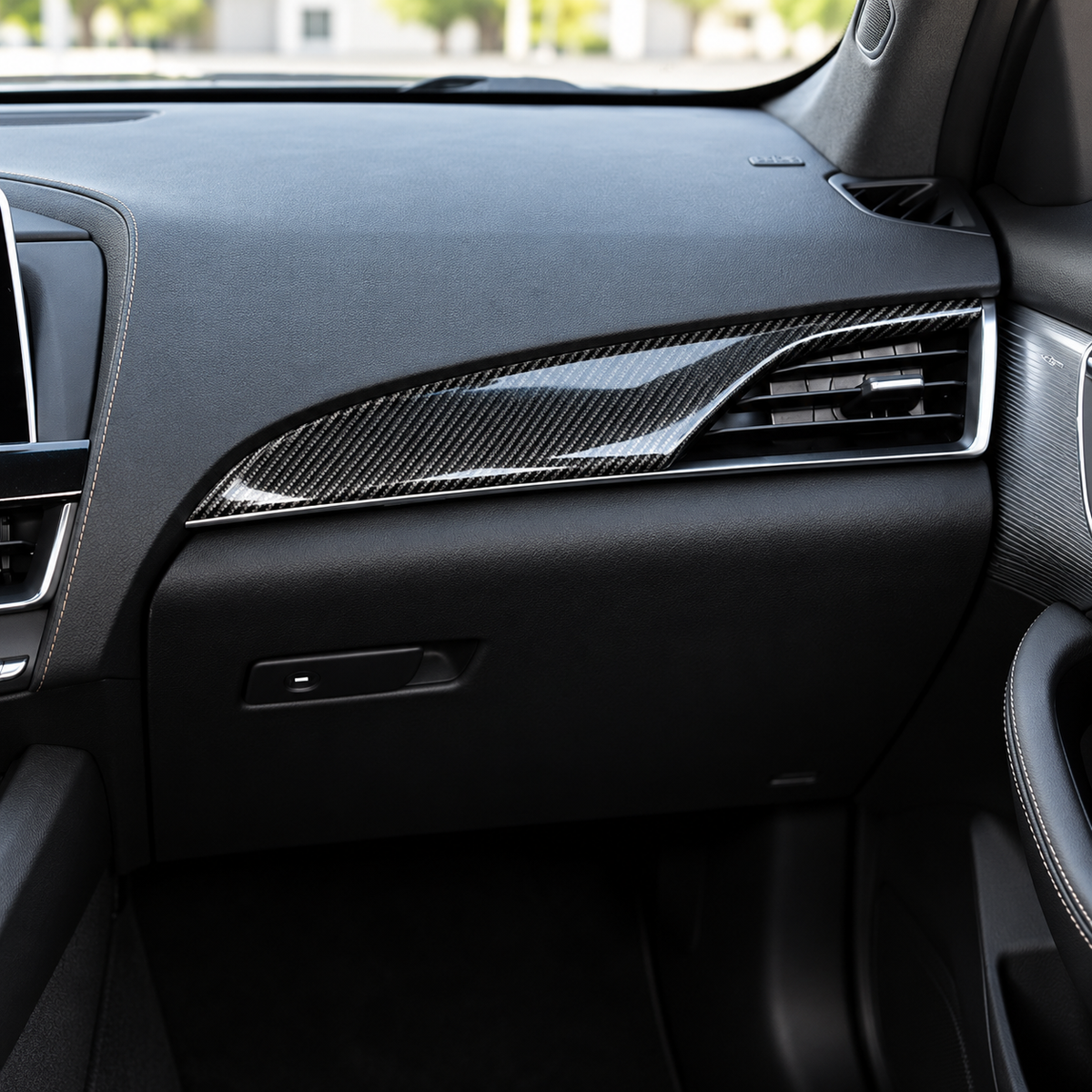 2022-'24 CT5-V Blackwing Genuine Carbon Fiber Six (6) Piece Interior Door Trim Overlay Kit