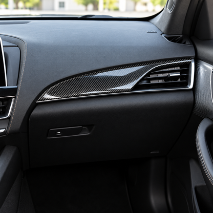 2022-'24 CT5-V Blackwing Genuine Carbon Fiber Six (6) Piece Interior Door Trim Overlay Kit