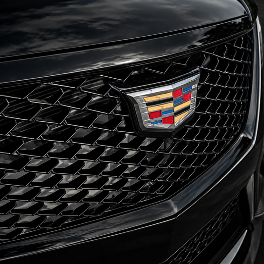 2022-'24 Cadillac CT5-V Blackwing Gloss Black Mesh Replacement Grille w/ Front Camera Option