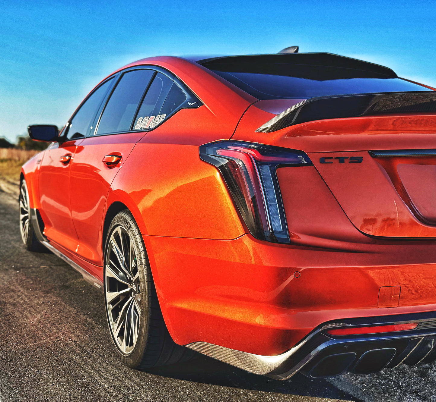 CT5 Genuine Carbon Fiber "Blackwing" Style Rear Spoiler