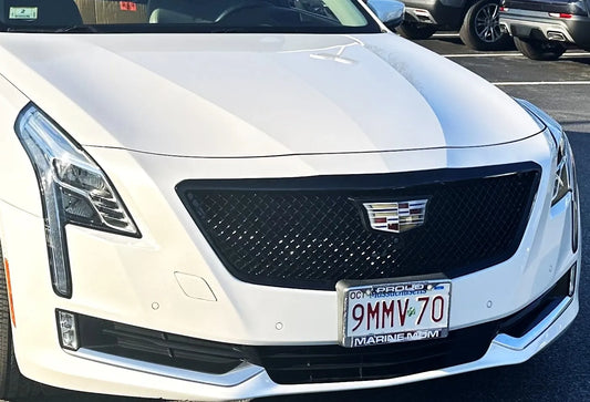 2016-2018 CT6 Gloss Black "V Mesh" Grille With Night Vision and Camara Mount