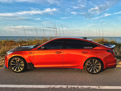 CT5-V "Alpha Ultimae" Rear Spoiler in Genuine Carbon Fiber or Gloss Black Fiberglass