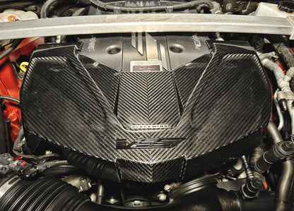 CT5-V Blackwing Genuine Carbon Fiber V-Weave Supercharger Cover