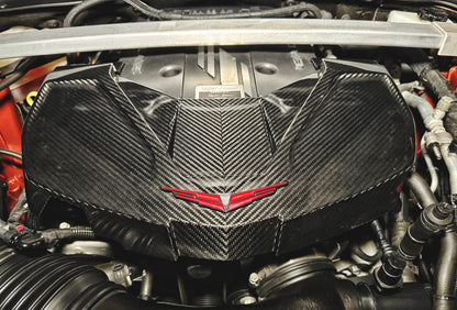 CT5-V Blackwing Genuine Carbon Fiber V-Weave Supercharger Cover