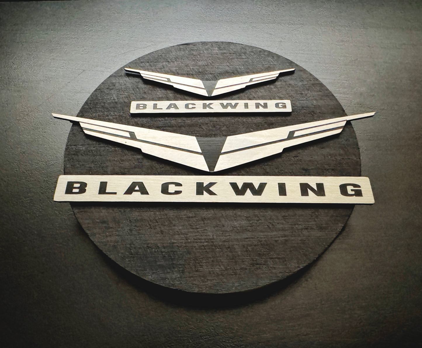 Blackwing Logo Stainless Steel Badges
