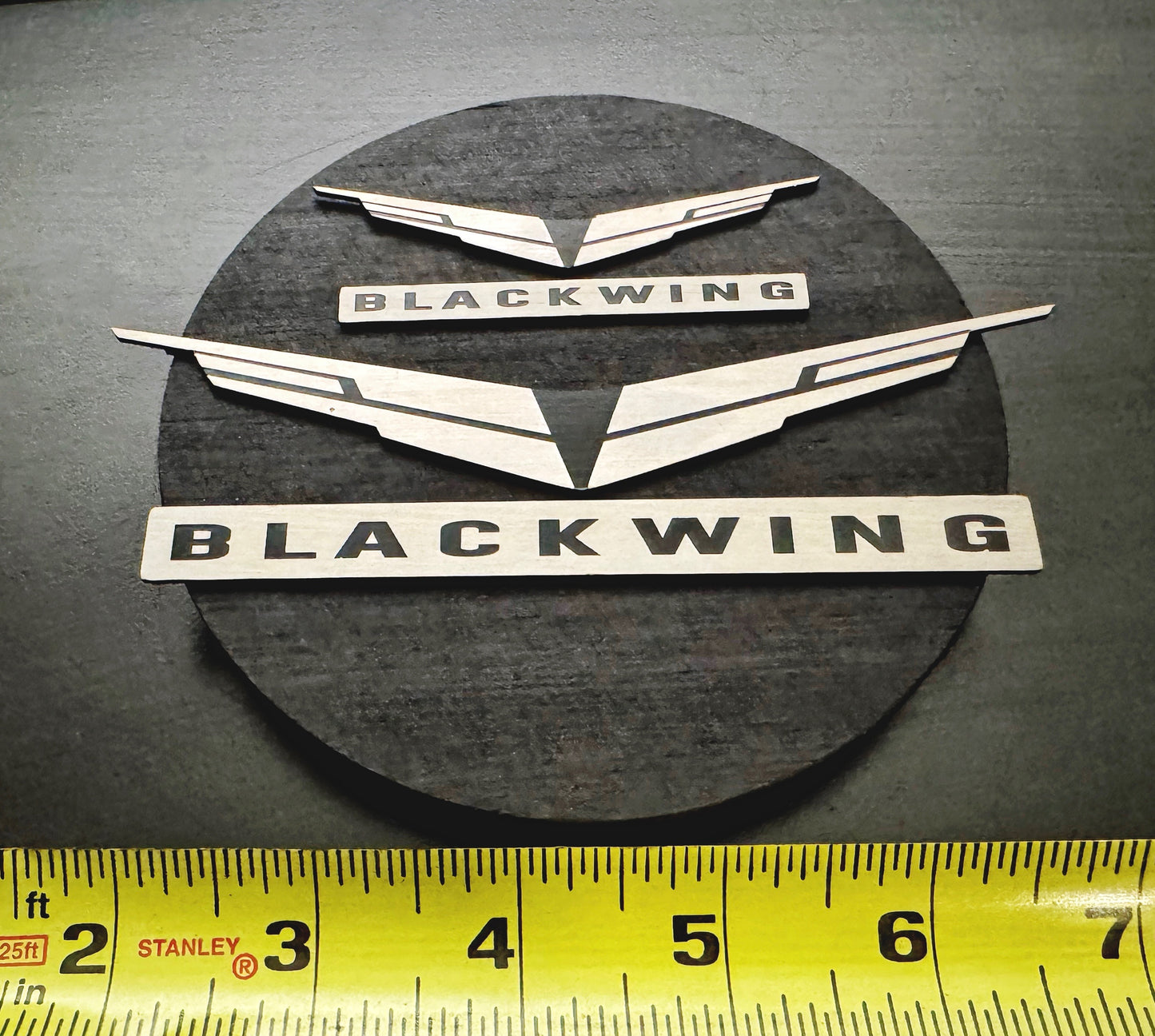 Blackwing Logo Stainless Steel Badges