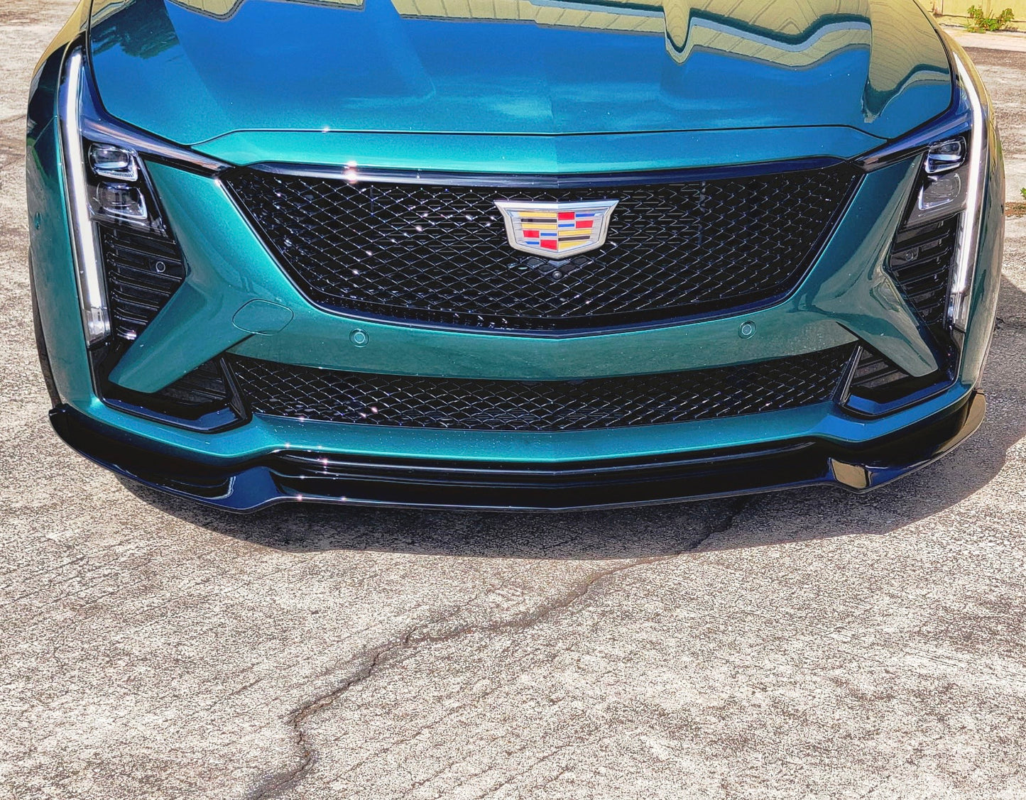 2025+ CT5-V "SVG Spec-2" Front Splitter & SVG Wheel Wind Deflectors | Carbon Fiber or Gloss Black
