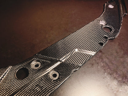 2020-'24 CT5 Genuine Carbon Fiber Engine Deck Beauty Panel Shroud Trim Kit (3-Piece)