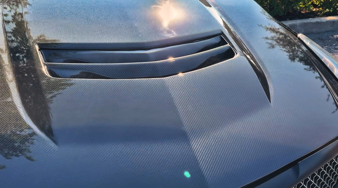 ATS-V Genuine Exposed Carbon Fiber Hood