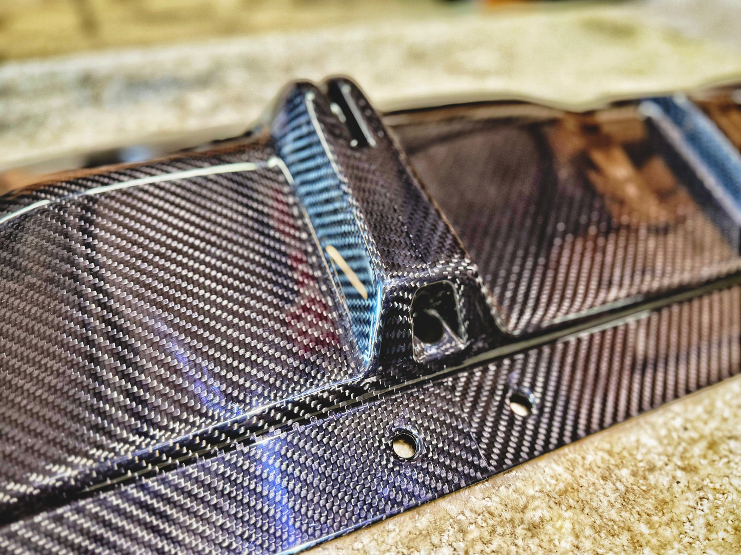 CT5-V Blackwing Genuine Carbon Fiber Rear Center Diffuser