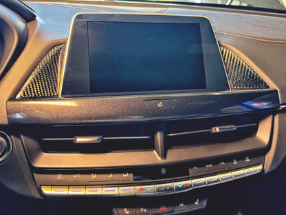 CT4-V Genuine Carbon Fiber Infotainment Panel Extension Cover Caps