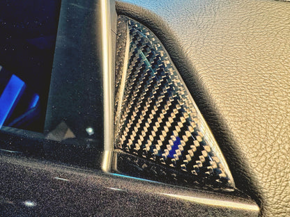 CT4-V Genuine Carbon Fiber Infotainment Panel Extension Cover Caps