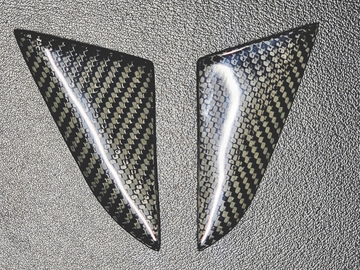 CT4-V Genuine Carbon Fiber Infotainment Panel Extension Cover Caps